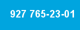 927 765-23-01 927 765-23-01